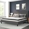 Flash Furniture King Size Dk Gray Fabric Platform Bed w/ Mattress SL-BM10-32-GG - alternate 1